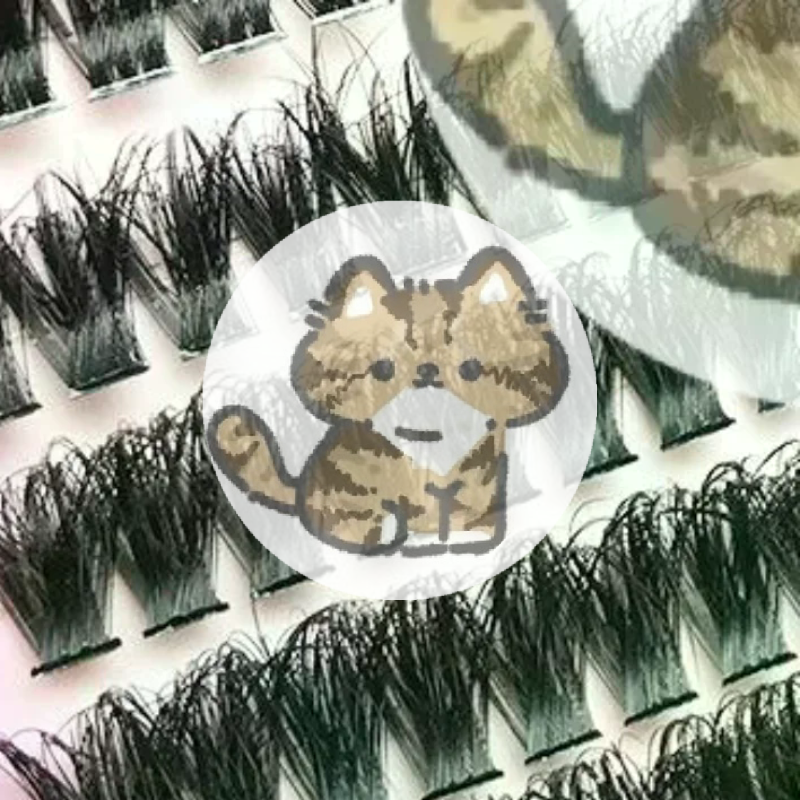 Eyelash Extension Wispy - 10Rows 5D Fluffy Thick Eyelash Clusters