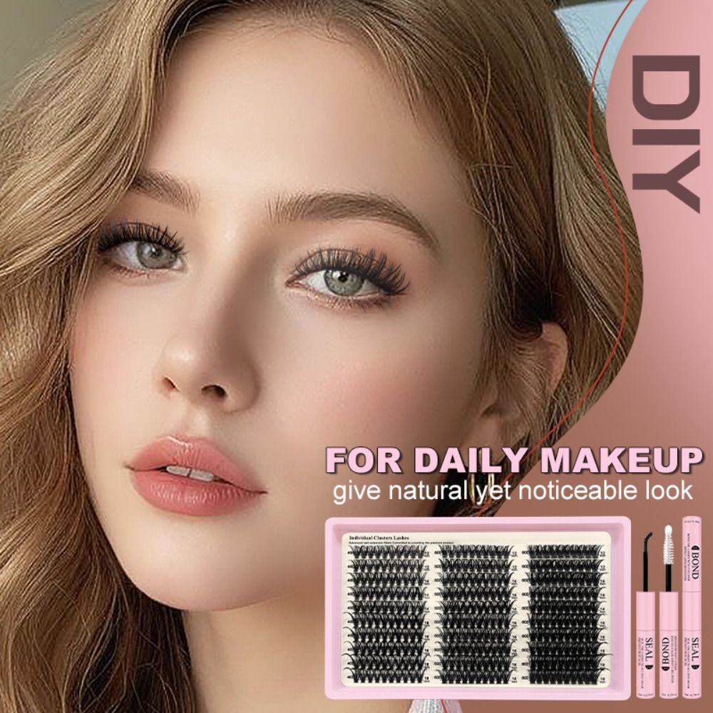 Eyelash Extension Wispy - Natural Look False Eyelashes Bond and