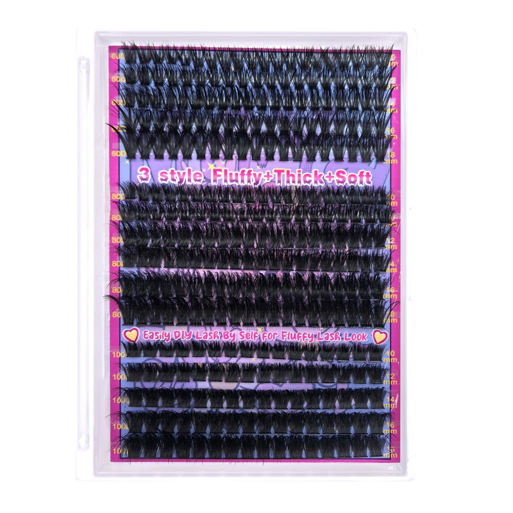 Eyelash Extension Wispy - Natural Look False Eyelashes Bond and