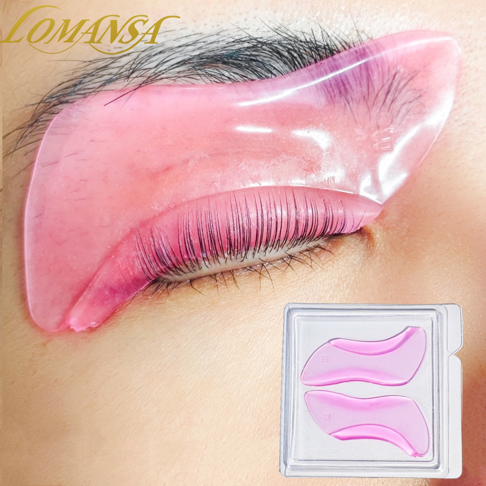 Eyelash Extension London - LOMANSA 1 Pair Darts Lash Lift