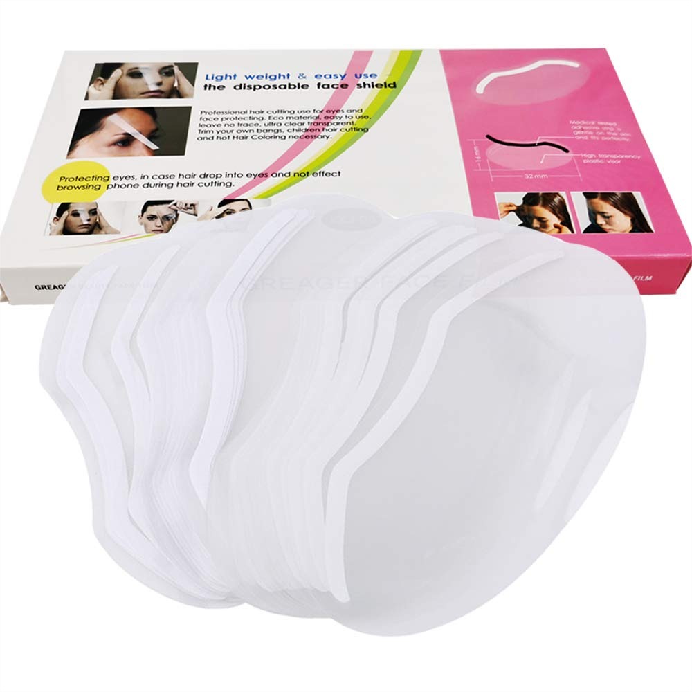 Eyelash Extension Aftercare - Clear Disposable Face Shield for Shower