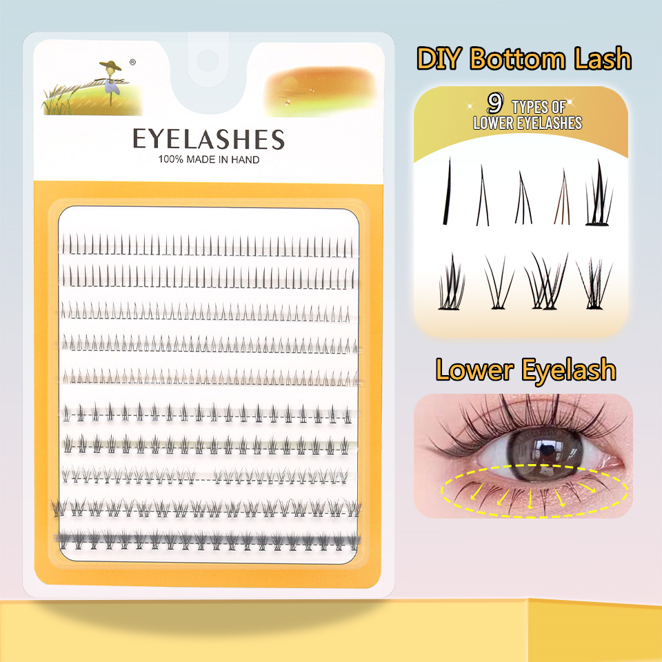 NEW 9 Styles DIY Lower Lash Cl – Eyelash Extension Anime Style recenzja i cena