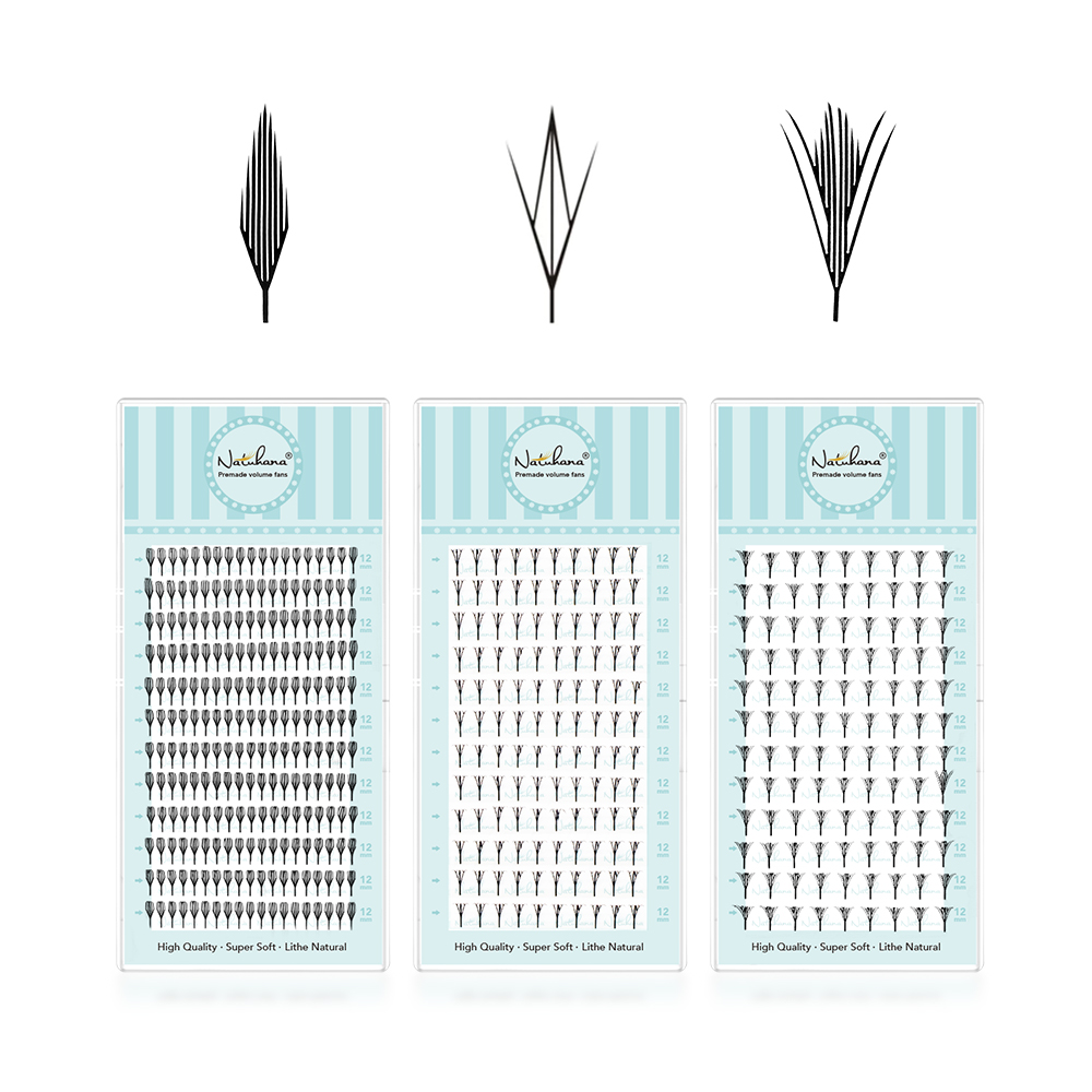 NATUHANA Narrow Spiky Premade  – Eyelash Extension Anime Style recenzja i cena