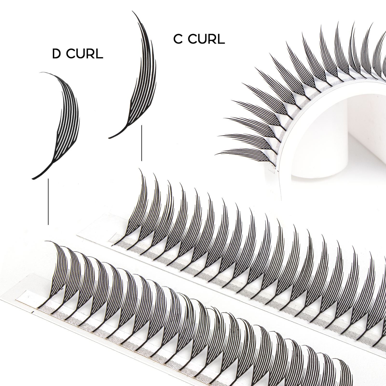 Befer Beauty Anime Lashes 240  – Eyelash Extension Anime Style recenzja i cena