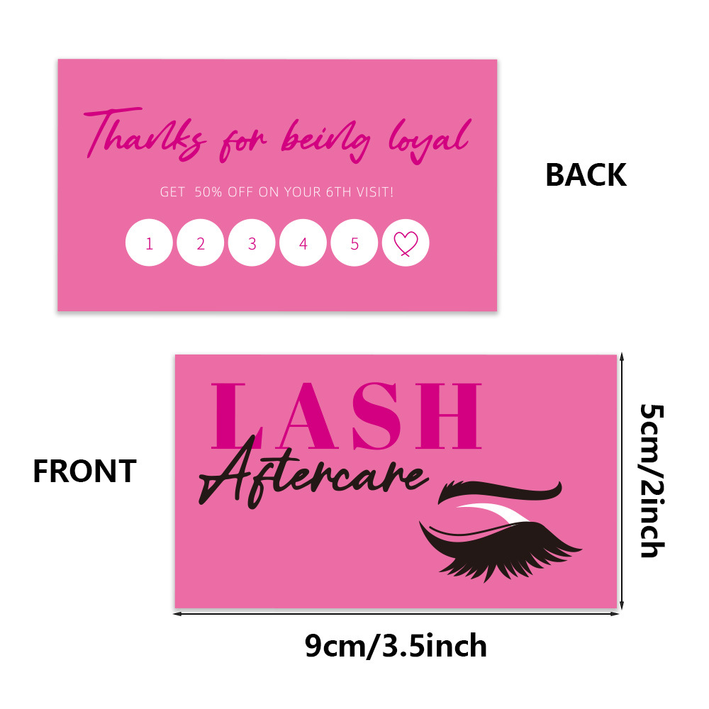 50pcs Shining Eyelash Business – Eyelash Extension Aftercare recenzja i cena