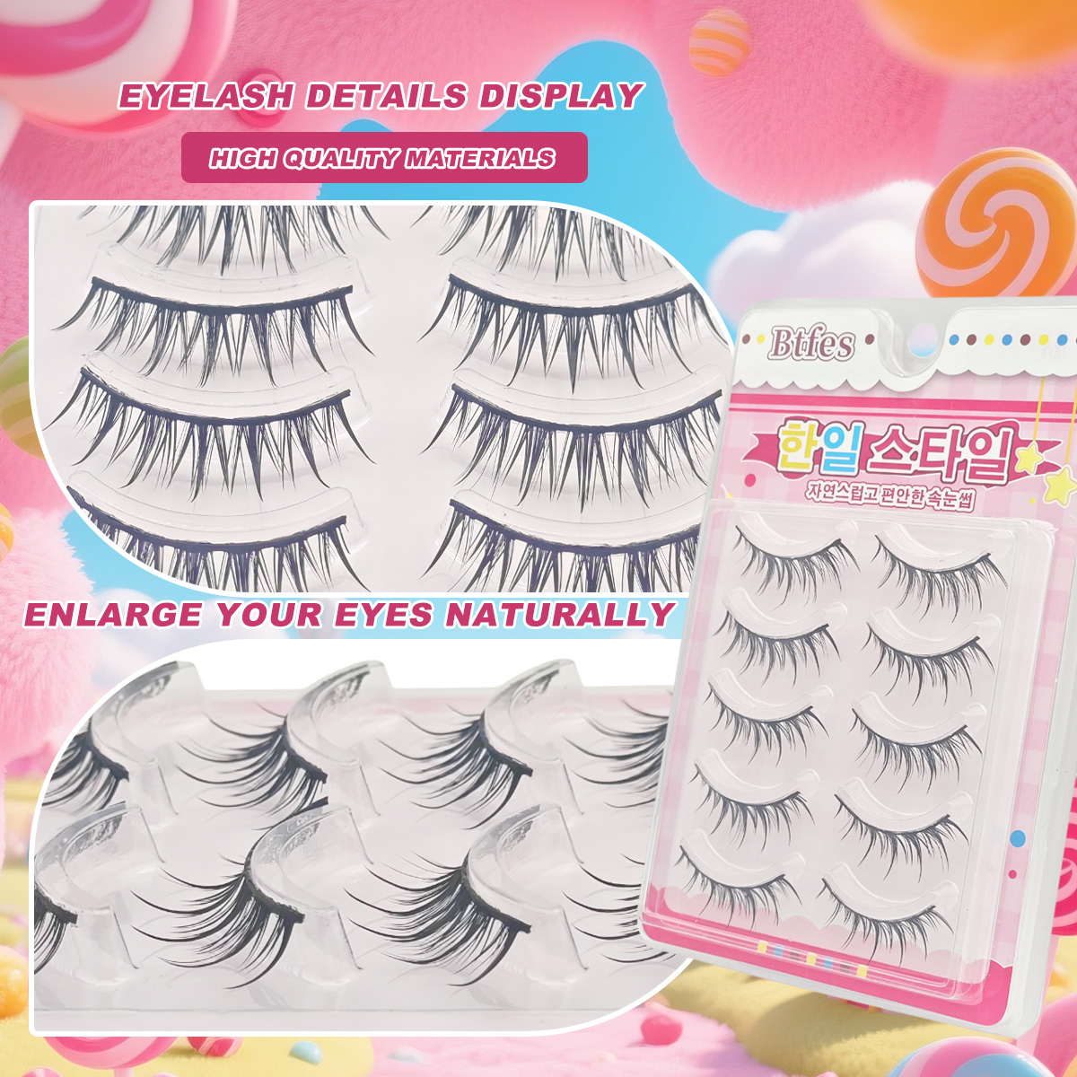 5 Pairs Dramatic Incremental A – Eyelash Extension Anime Style recenzja i cena