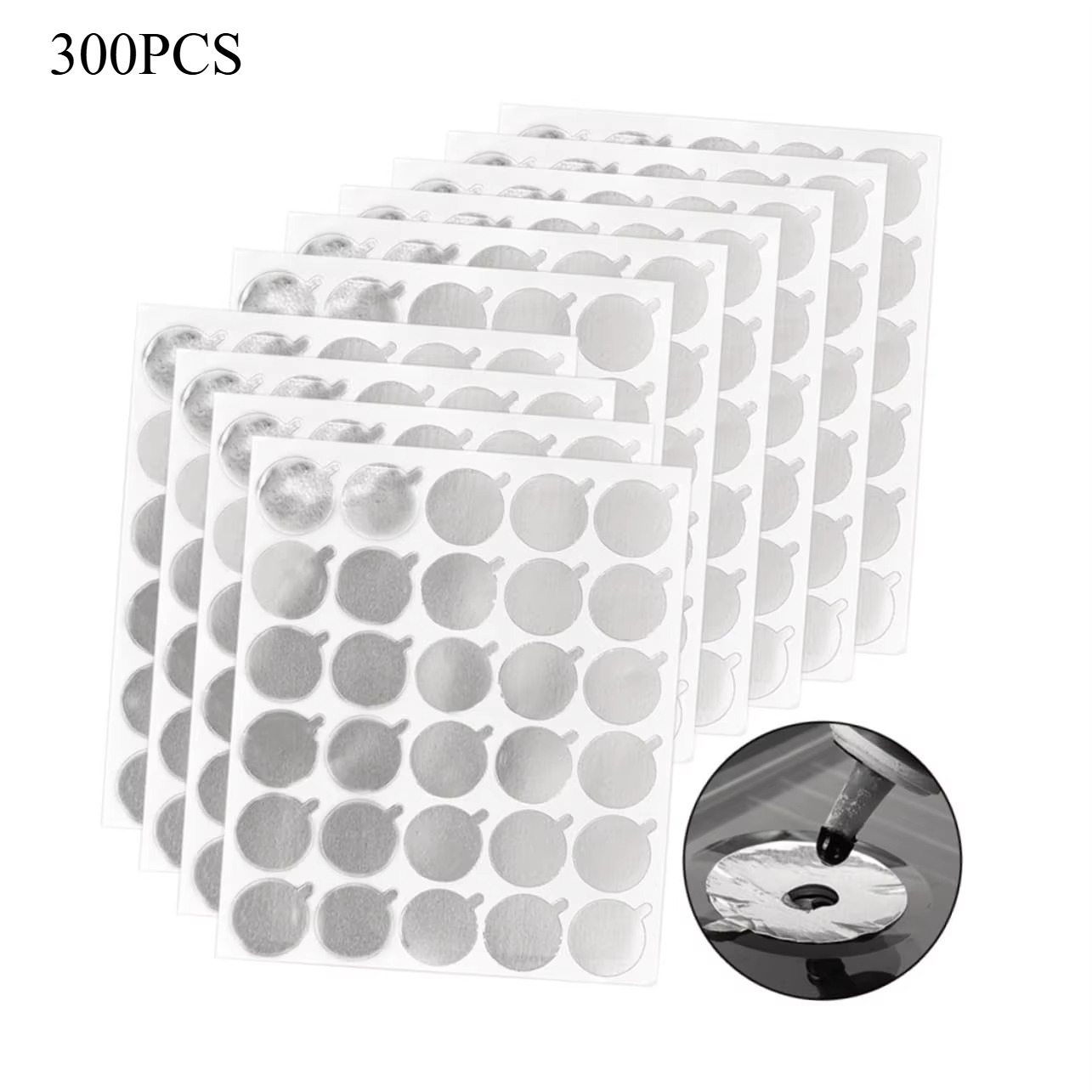 300pcs Foil Sticker Pads(10 Sh – Eyelash Extension Jakarta recenzja i cena