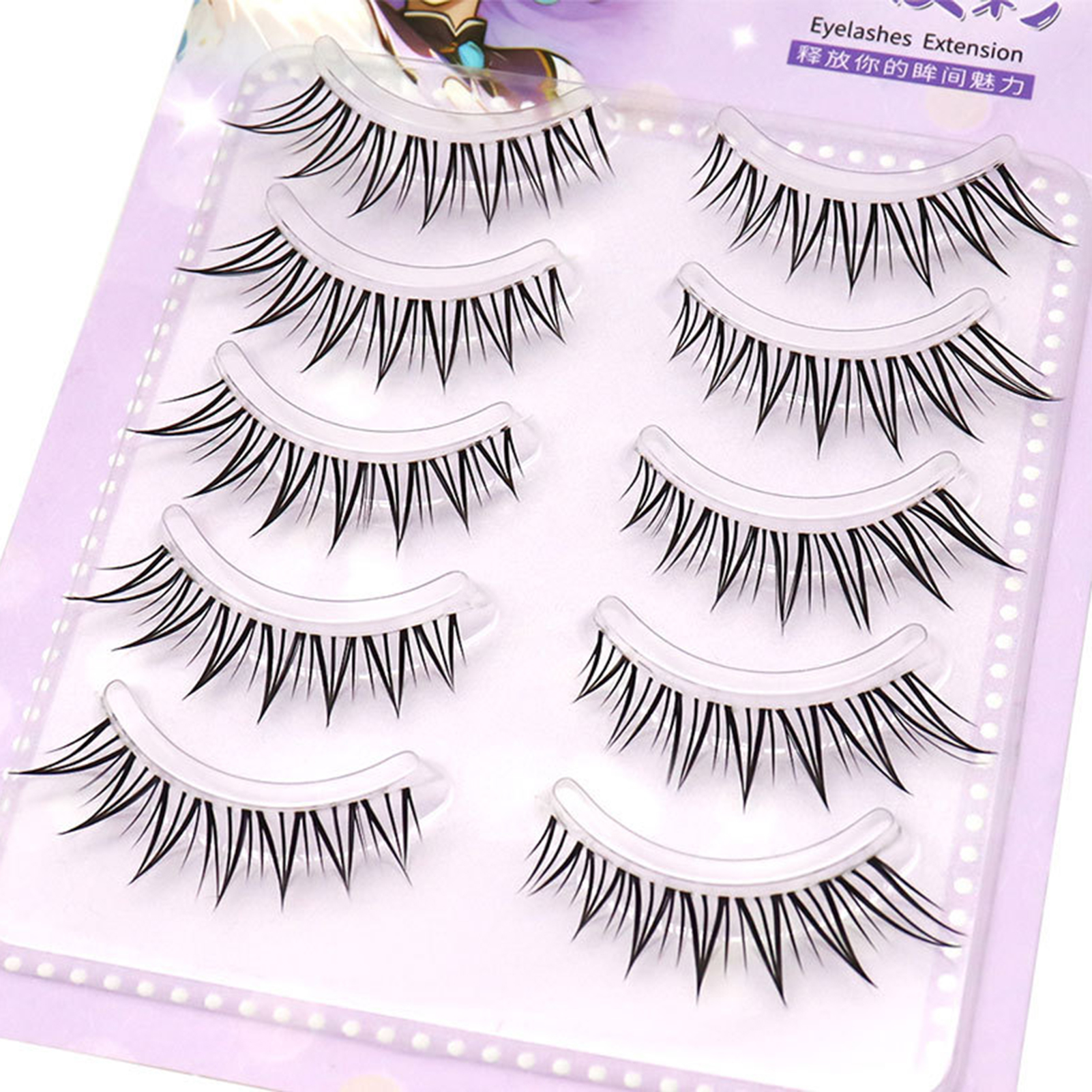 5pair Foxes False Eyelashes Fu – Eyelash Extension Korean Style recenzja i cena