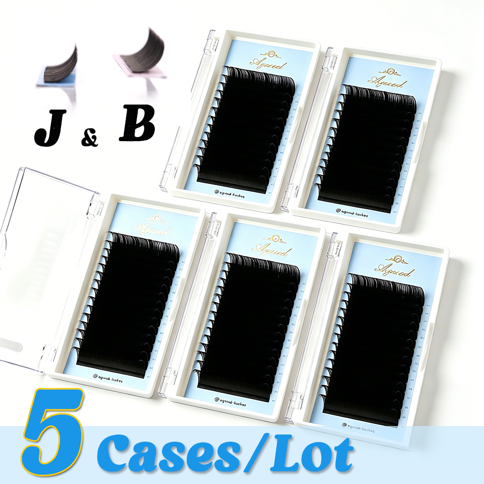 AGUUD 5 Cases Individual Eyela – Eyelash Extension Korean Style recenzja i cena