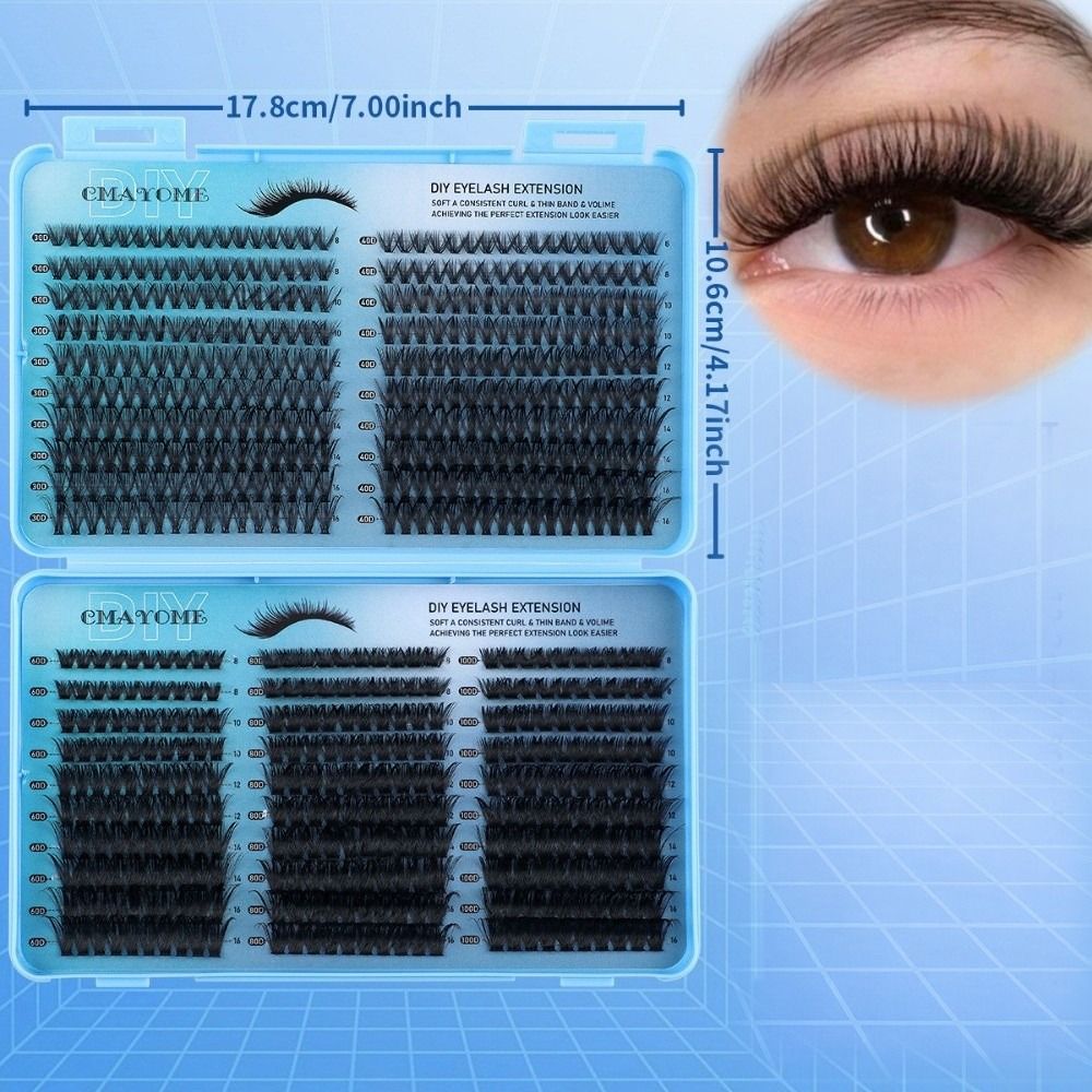 640Pcs 8-16mm Length False Eye – Eyelash Extension Wispy recenzja i cena