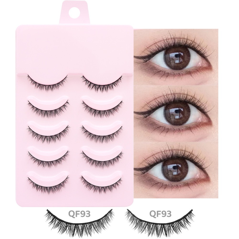 Popular 5 Pairs Manga Lashes M – Eyelash Extension Anime Style recenzja i cena