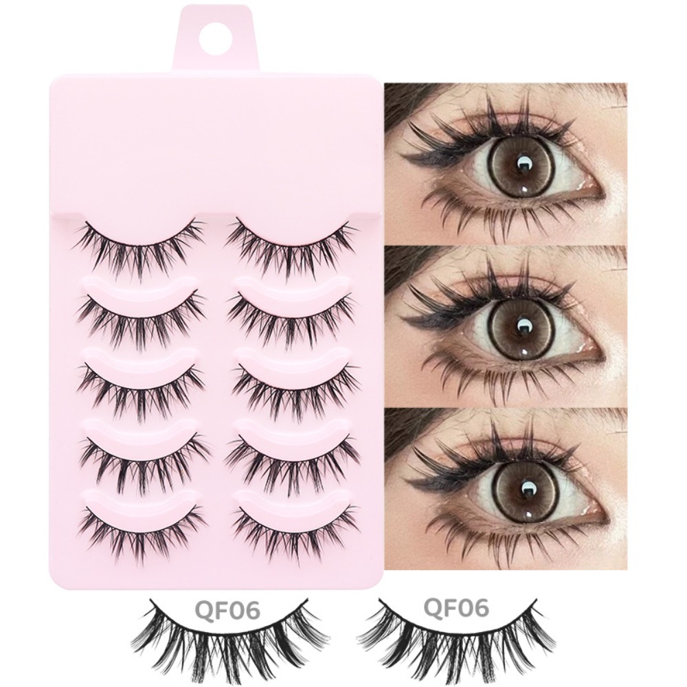 Popular 5 Pairs Manga Lashes M – Eyelash Extension Anime Style recenzja i cena