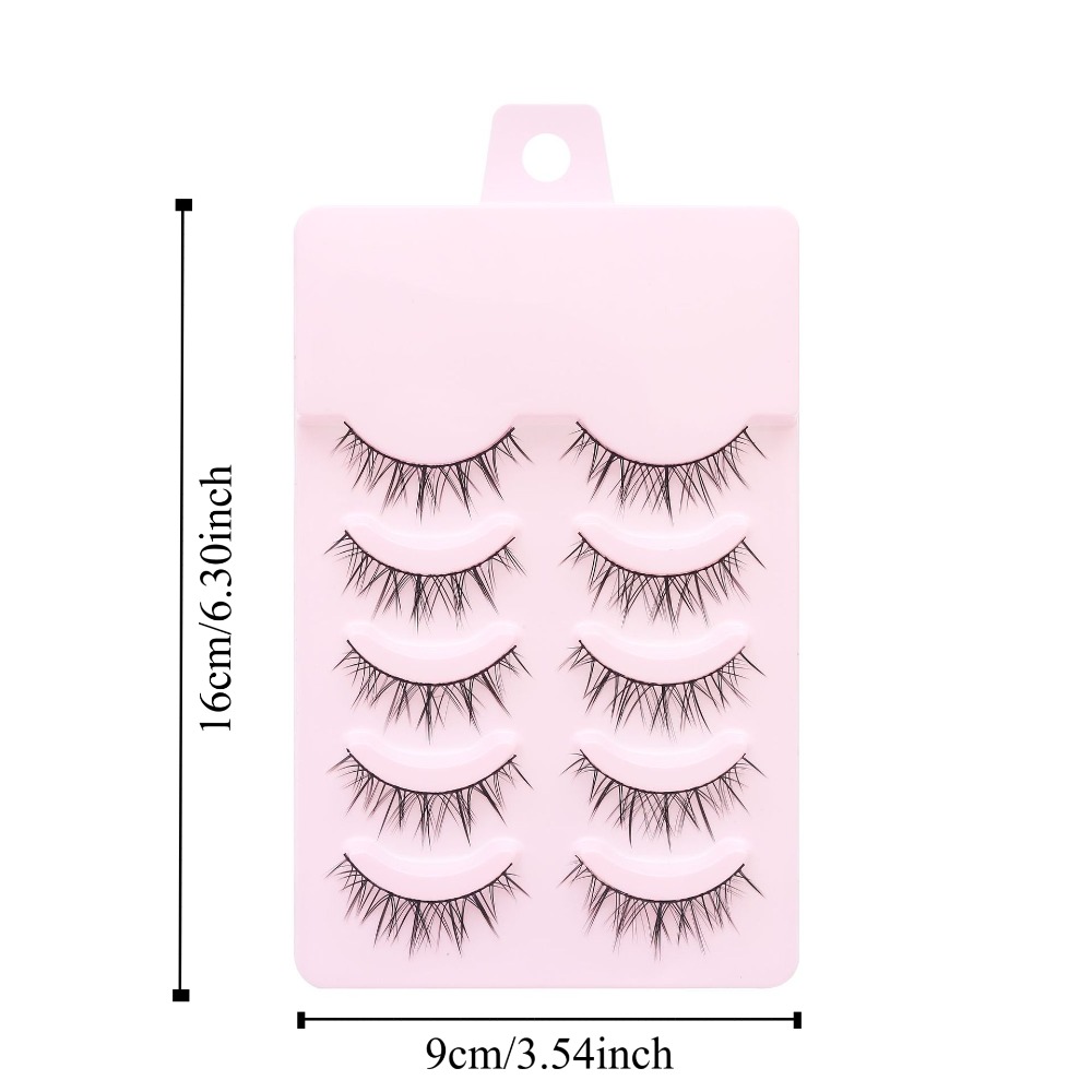Popular 5 Pairs Manga Lashes M – Eyelash Extension Anime Style recenzja i cena