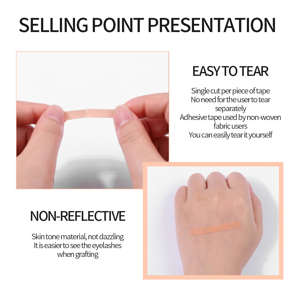 10/20pcs Eyelash Tape Non Wove – Eyelash Extension Jakarta recenzja i cena