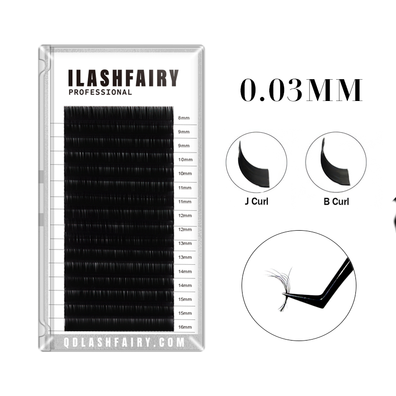 ILASHFAIRY Matte Black Lashes  – Eyelash Extension Korea recenzja i cena
