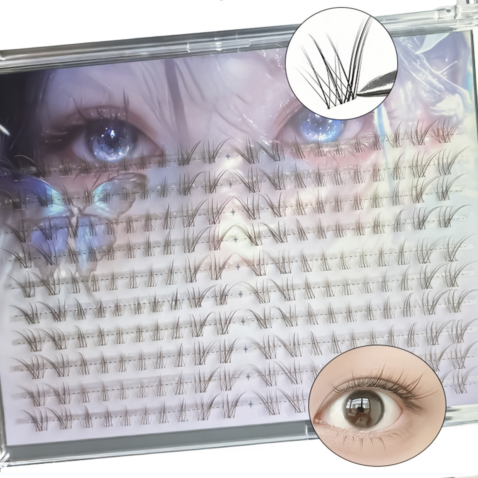 No Glue Fox-style Eyelashes Na – Eyelash Extension Anime Style recenzja i cena