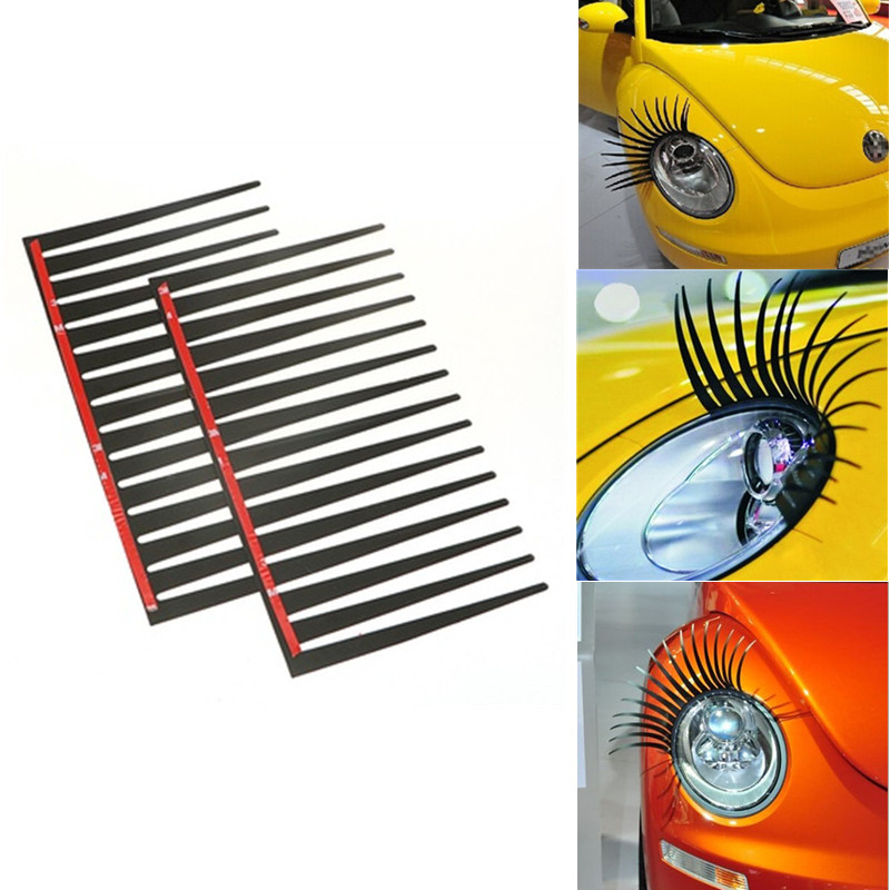1pair Headlight Black Eyelash  – Lash Mapping Sticker recenzja i cena