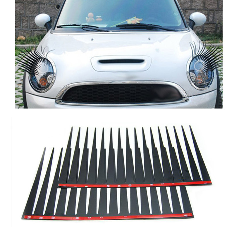 1pair Headlight Black Eyelash  – Lash Mapping Sticker recenzja i cena