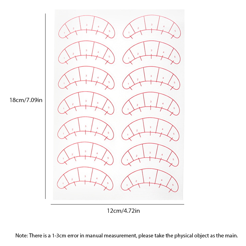 70/140 Pairs Lash Mapping Stic – Lash Mapping Sticker recenzja i cena