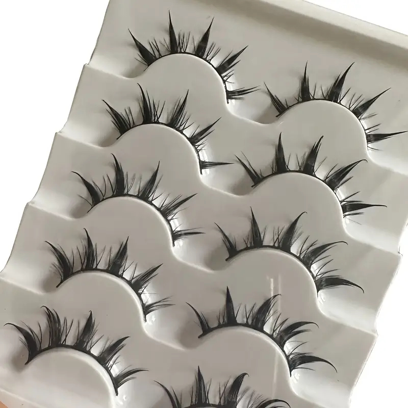 5 Pairs of Anime-Style False E – Eyelash Extension Anime Style recenzja i cena