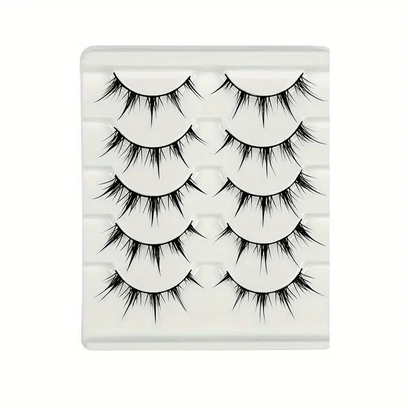 5 Pairs of Anime-Style False E – Eyelash Extension Anime Style recenzja i cena