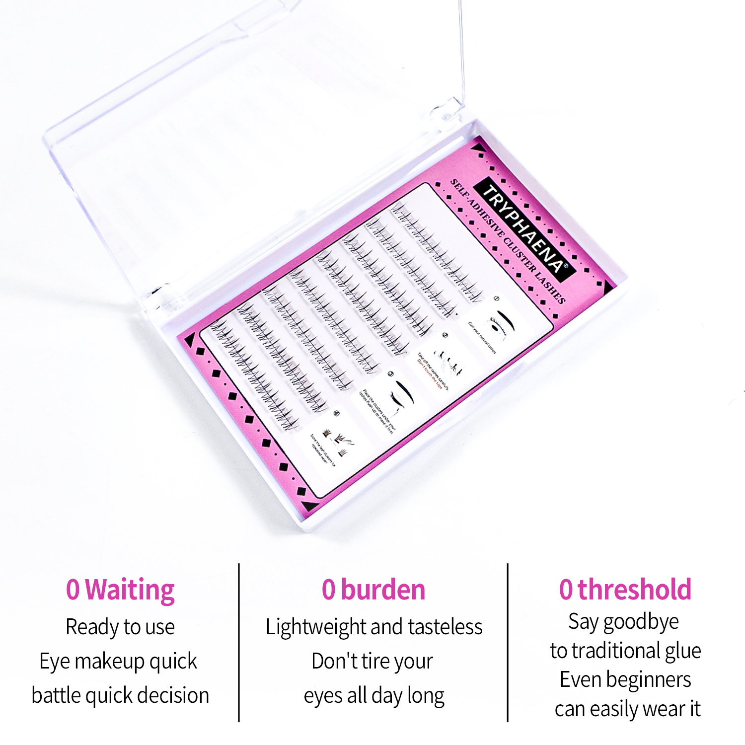 Self Adhesive Bottom Lashes No – Eyelash Extension Korea recenzja i cena