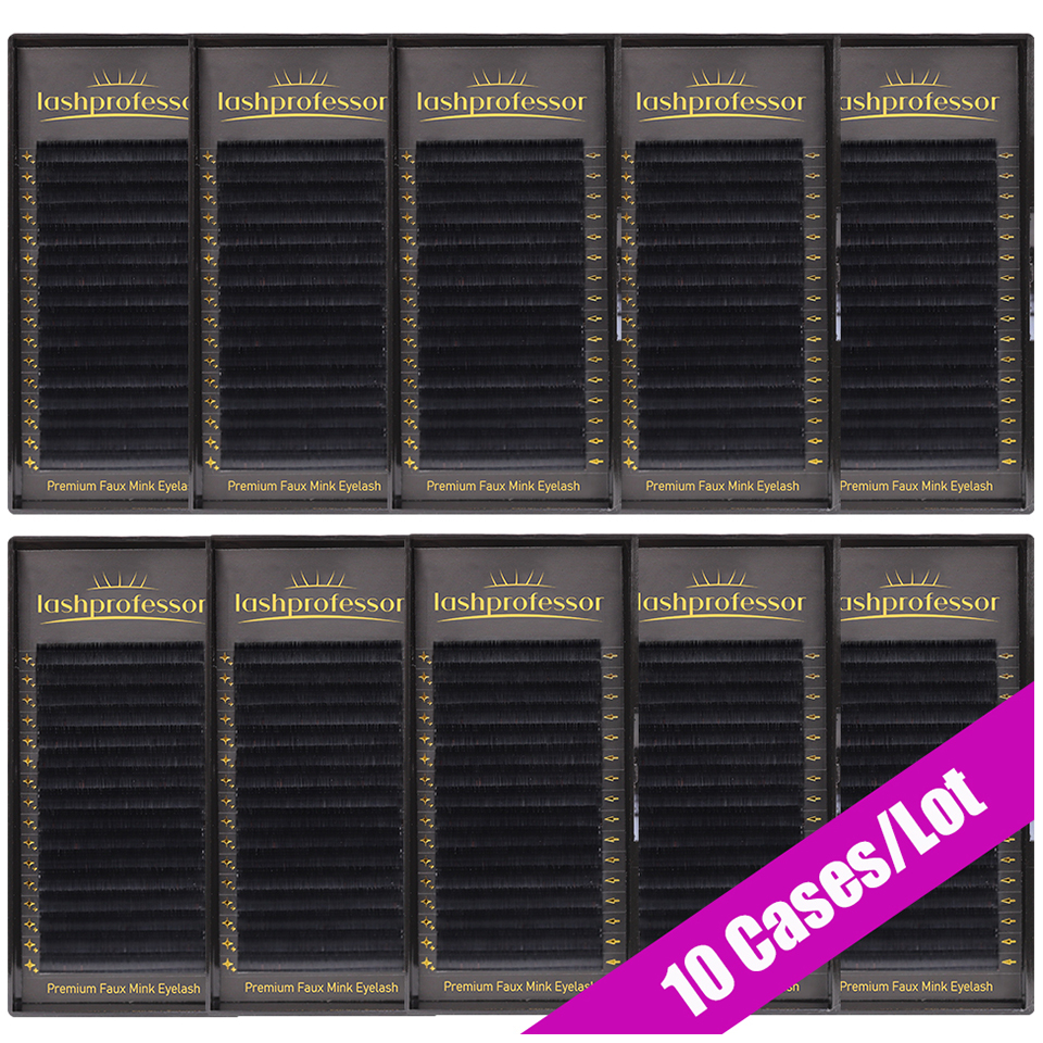 Lashprofessor 10 Cases/Lot Eye – Eyelash Extension Korean Style recenzja i cena