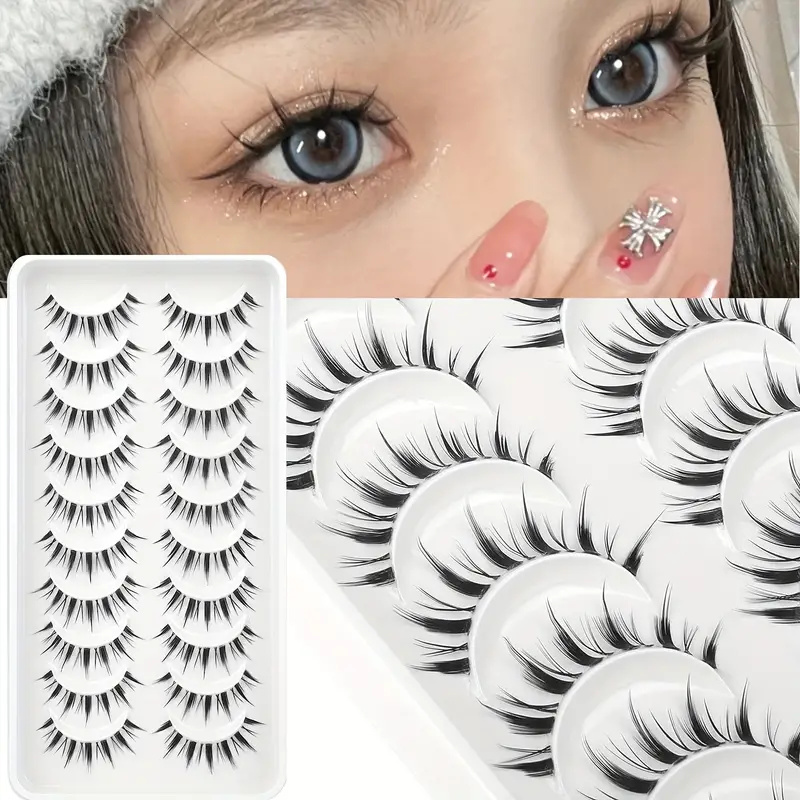 10 pairs of cartoon demon eyel – Eyelash Extension Korea recenzja i cena