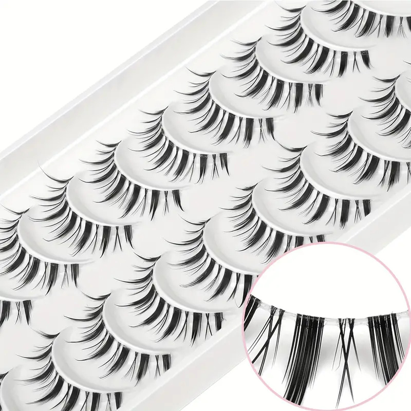 10 pairs of cartoon demon eyel – Eyelash Extension Korea recenzja i cena