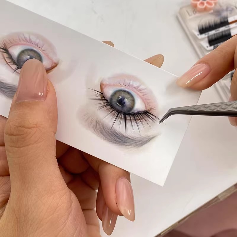 Reusable Eyelash Mapping Cards – Lash Mapping Sticker recenzja i cena