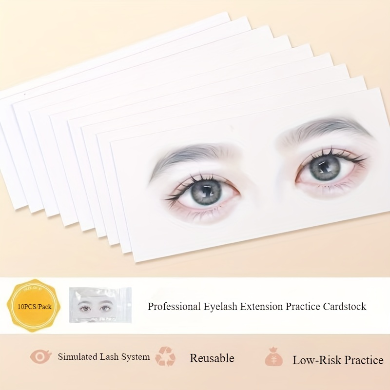 Reusable Eyelash Mapping Cards – Lash Mapping Sticker recenzja i cena