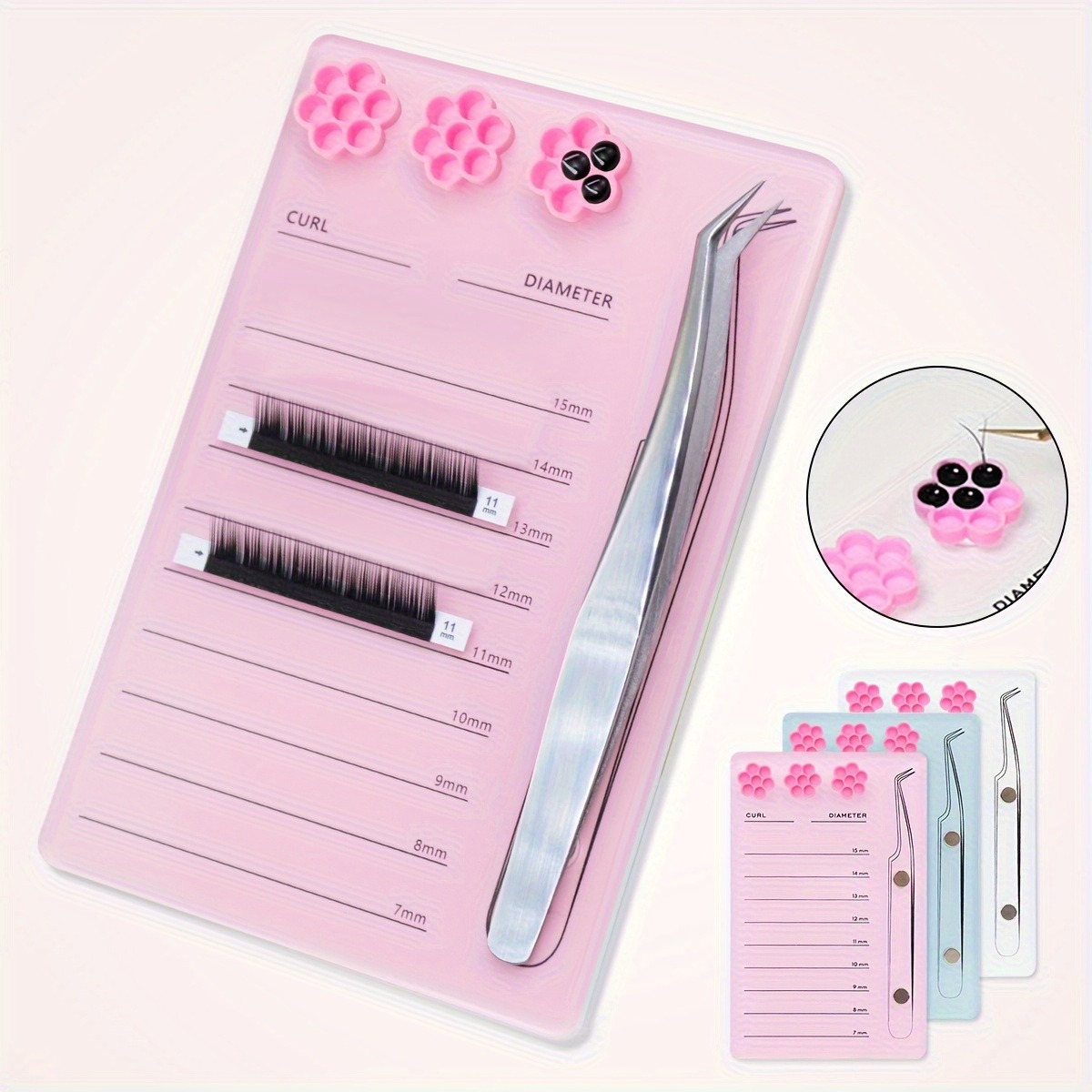 Eyelash Extension Scale Holder – Lash Mapping Sticker recenzja i cena