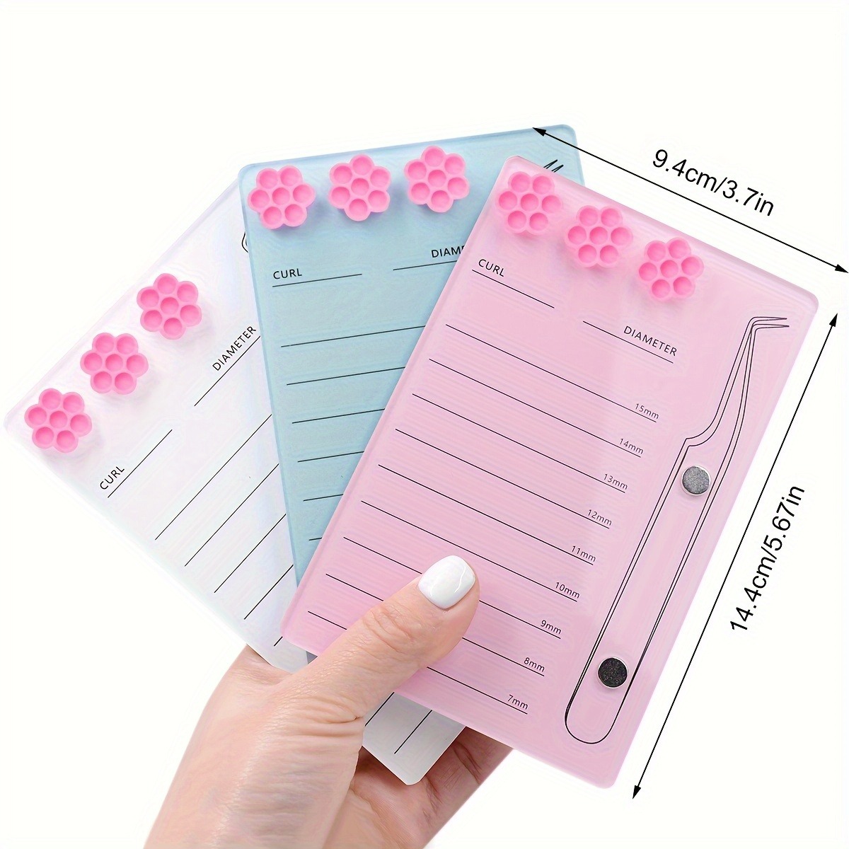 Eyelash Extension Scale Holder – Lash Mapping Sticker recenzja i cena