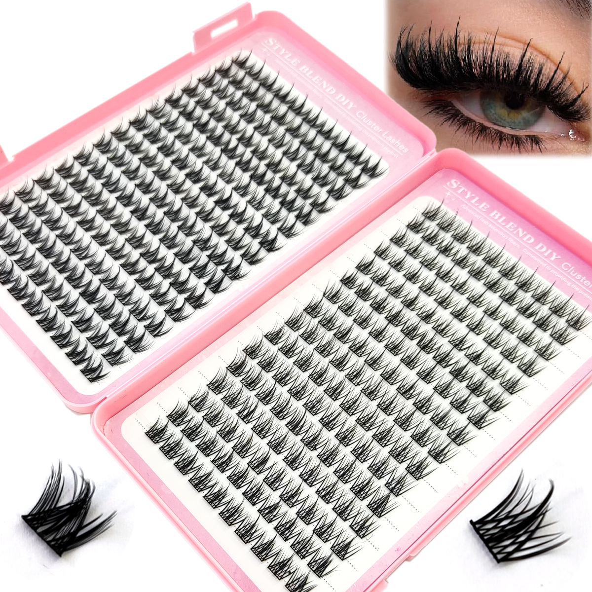 Sharp eyelash clusters, disper – Eyelash Extension Anime Style recenzja i cena