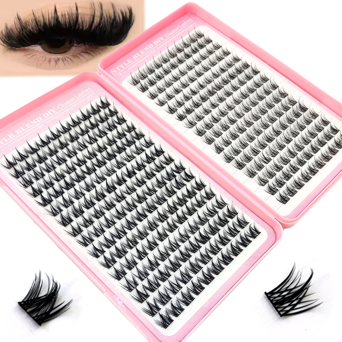 Sharp eyelash clusters, disper – Eyelash Extension Anime Style recenzja i cena