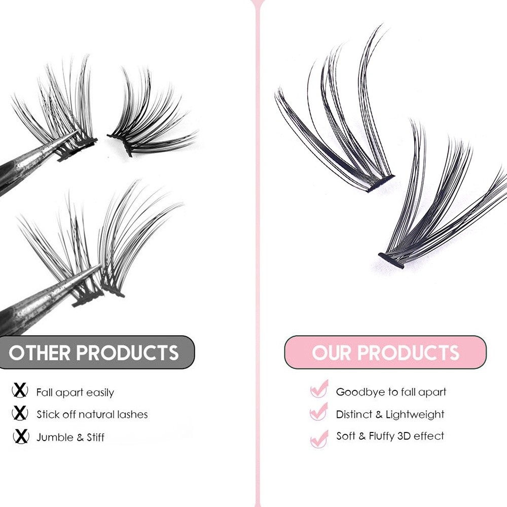 8-16mm Length False Eyelashes  – Eyelash Extension Wispy recenzja i cena