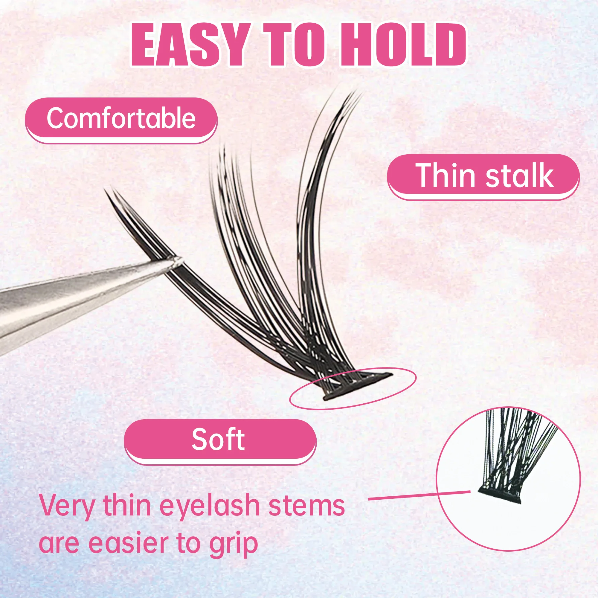 Eyelashes 200 PCS Clusters Las – Eyelash Extension London recenzja i cena