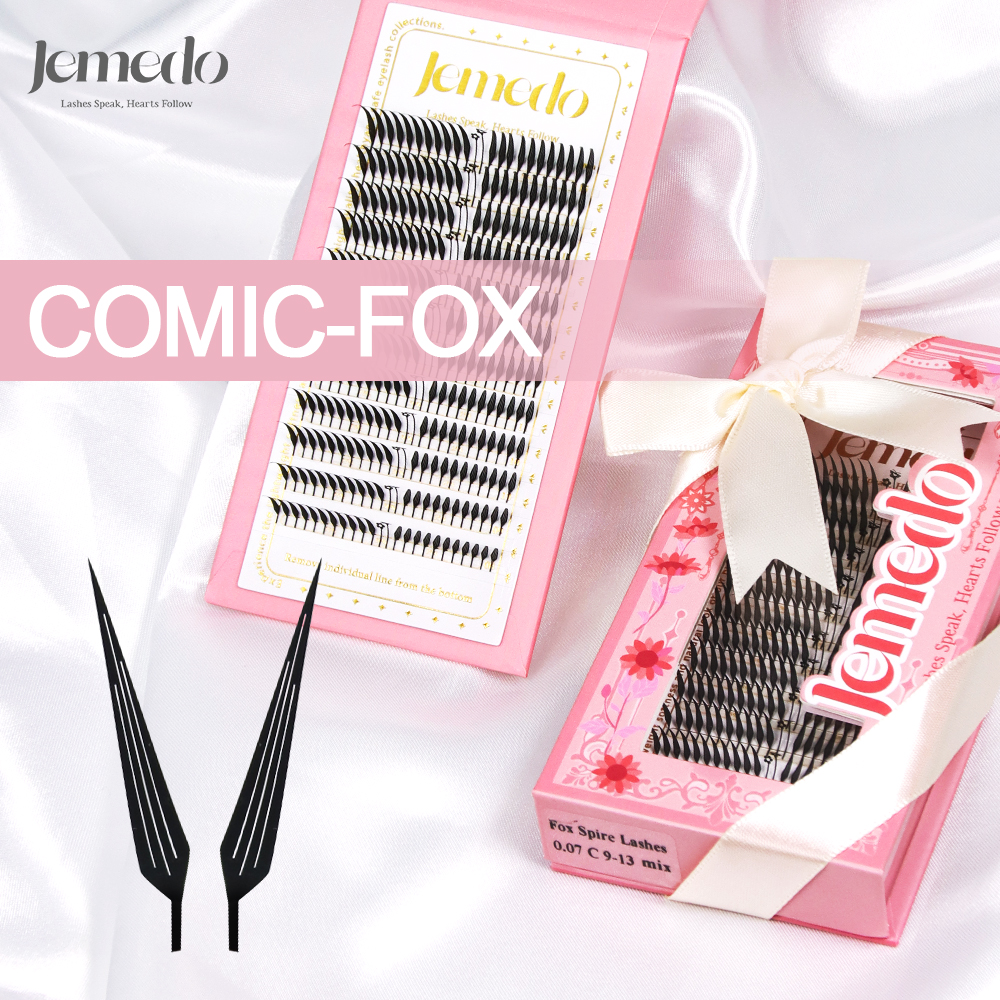 JEMEDO Comic Eyelashes Narrow  – Eyelash Extension Anime Style recenzja i cena