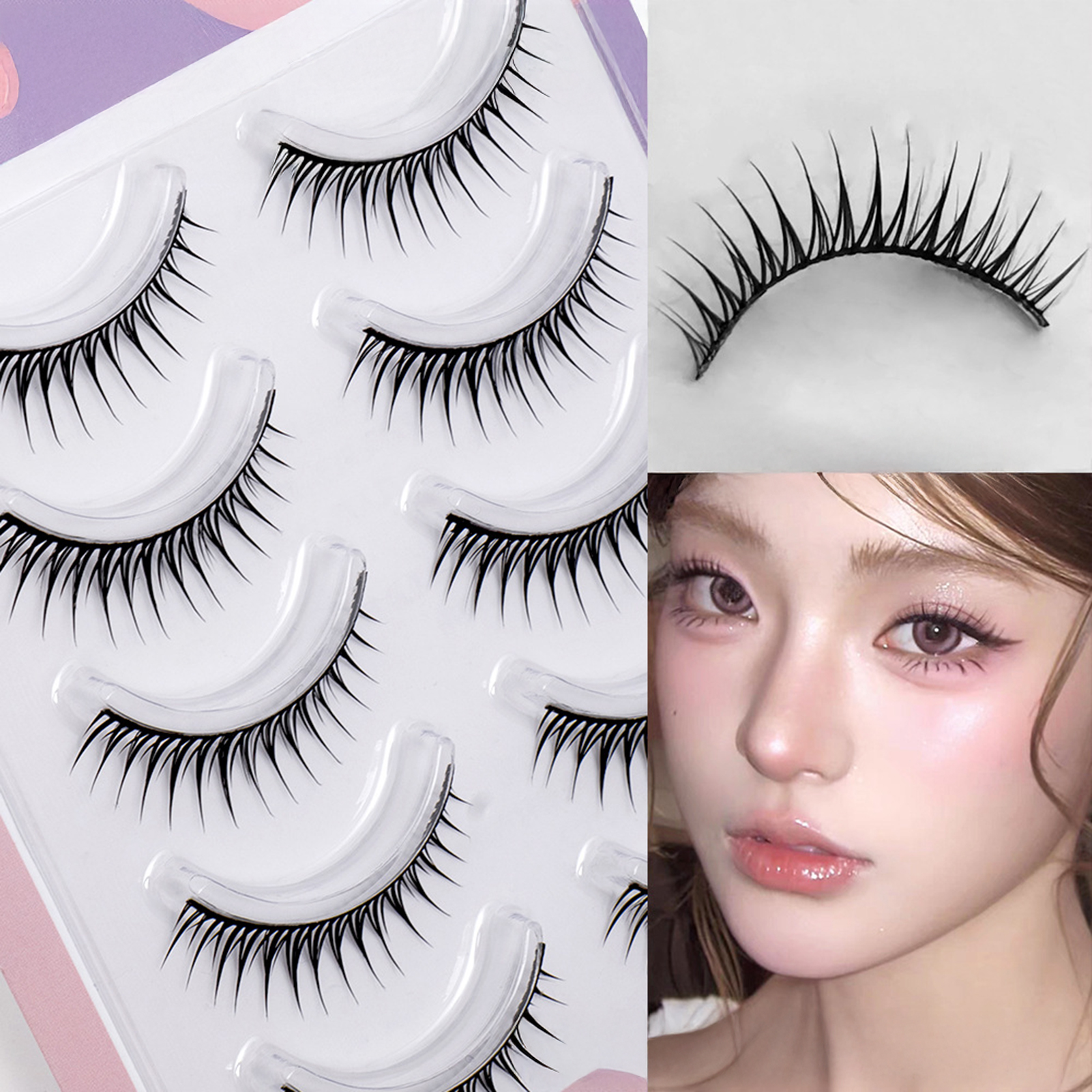 5 Pairs Korean Style False Eye – Eyelash Extension Korean Style recenzja i cena