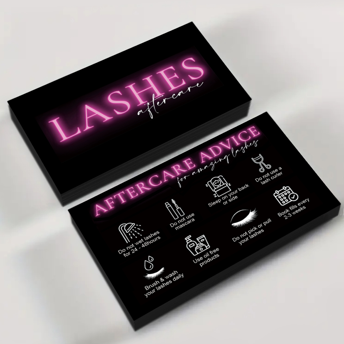 50pcs Black Eyelash Aftercare  – Eyelash Extension Aftercare recenzja i cena