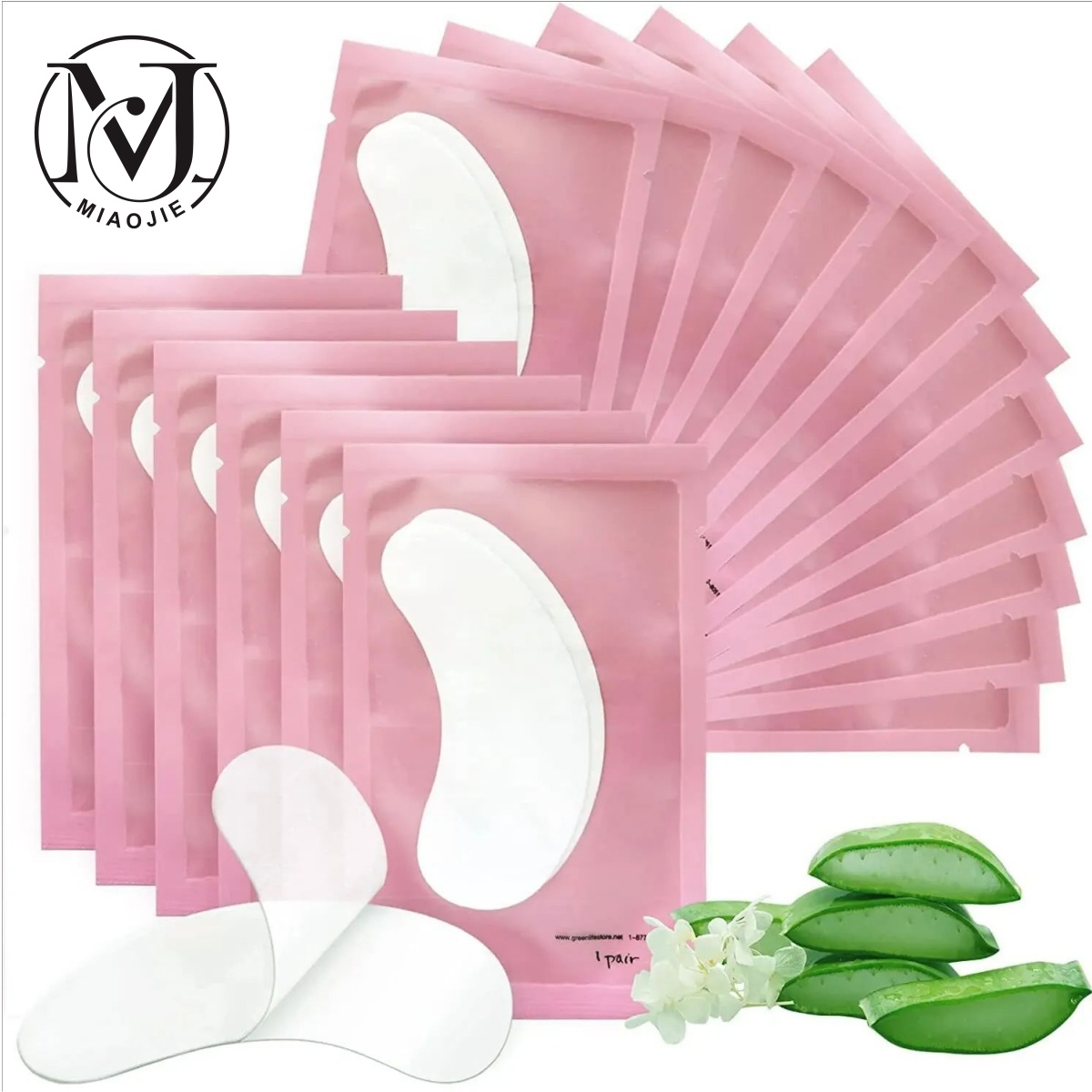 MJ 100 Pairs Eye Pad Eyelash P – Lash Mapping Sticker recenzja i cena