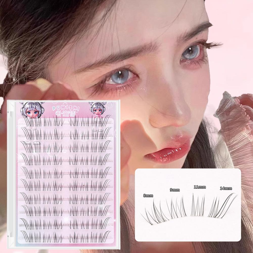 10 Rows Fox-style False Eyelas – Eyelash Extension Anime Style recenzja i cena