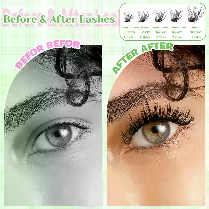 Natural Look False Eyelashes W – Eyelash Extension Wispy recenzja i cena