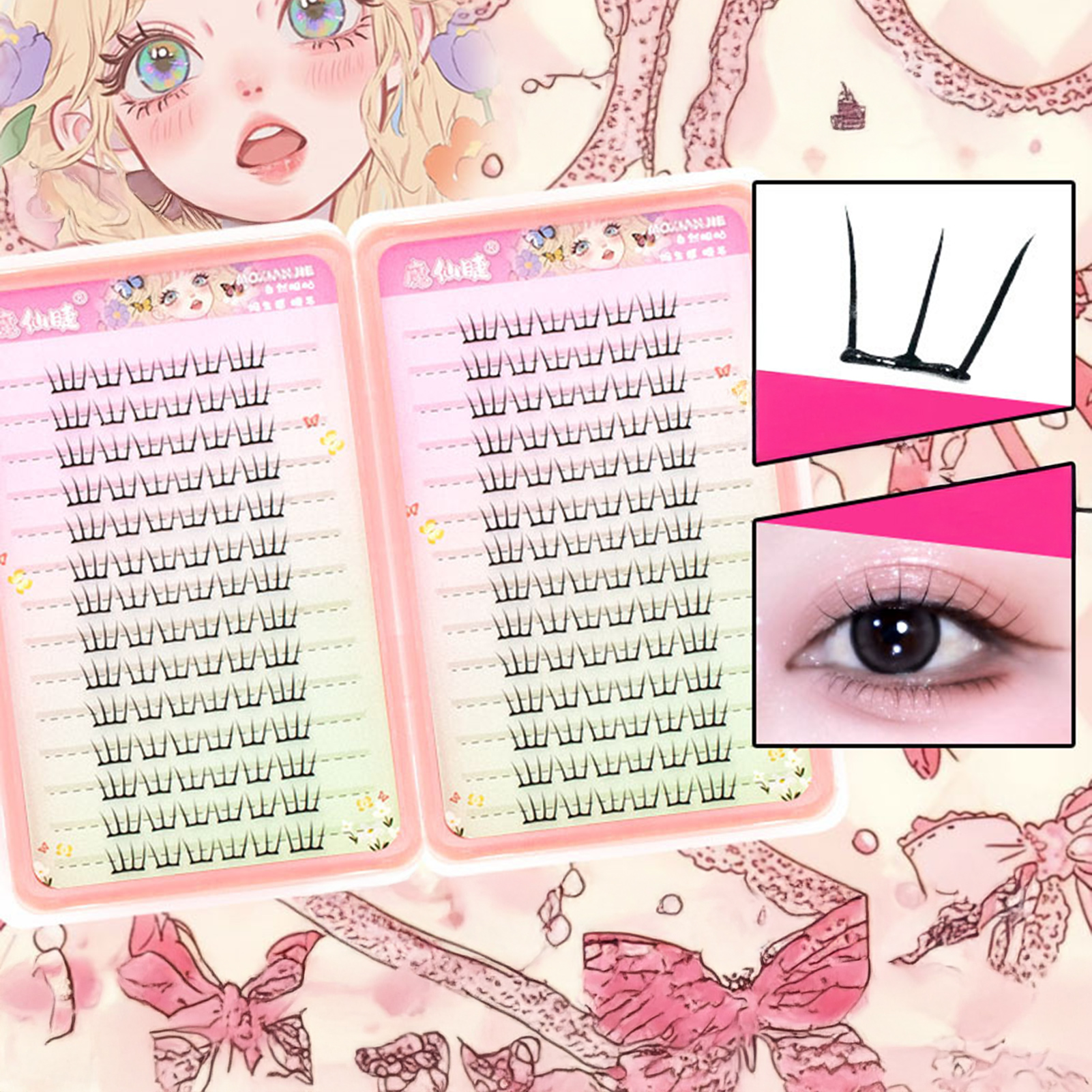 Korean Idol False Eyelashes Wi – Eyelash Extension Korea recenzja i cena