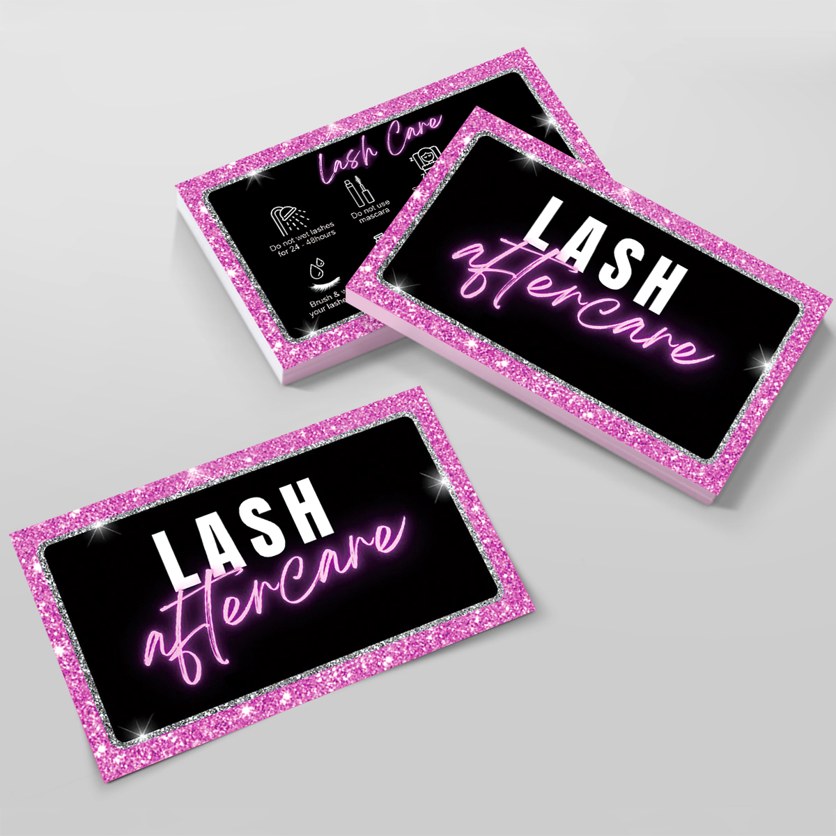 50pcs/Lot Eyelash Business Car – Eyelash Extension Aftercare recenzja i cena