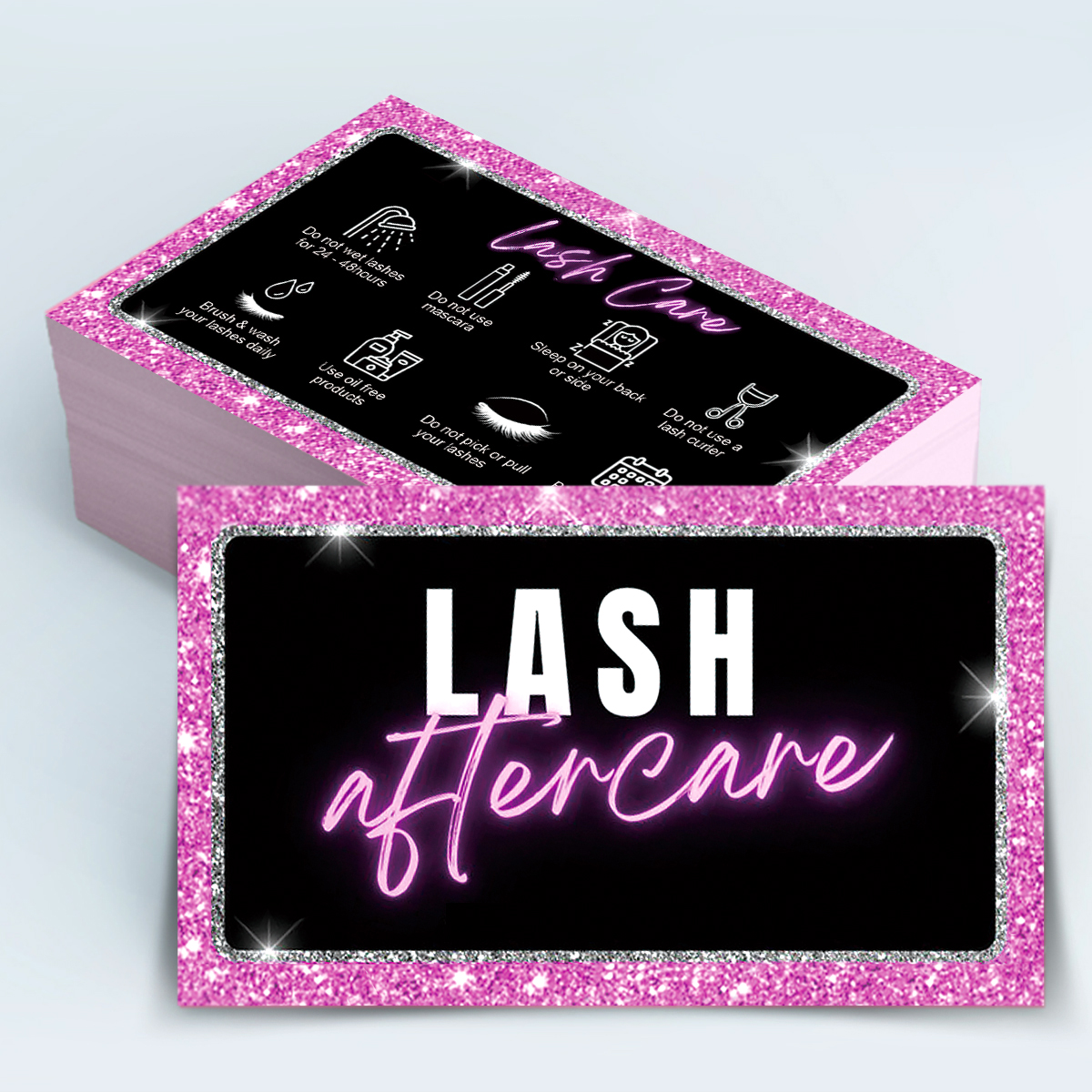 50pcs/Lot Eyelash Business Car – Eyelash Extension Aftercare recenzja i cena