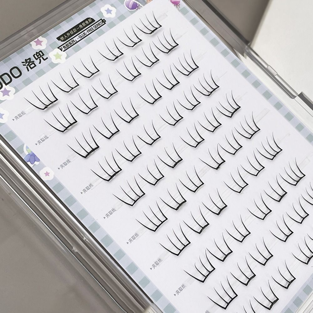 60Pcs No Glue Individual Eyela – Eyelash Extension Anime Style recenzja i cena