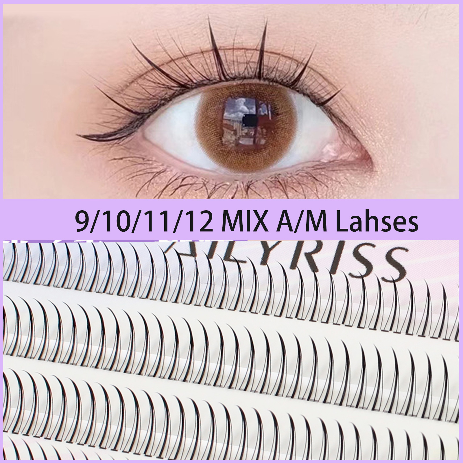A/M Type A False Eyelashes 8-1 – Eyelash Extension Korea recenzja i cena