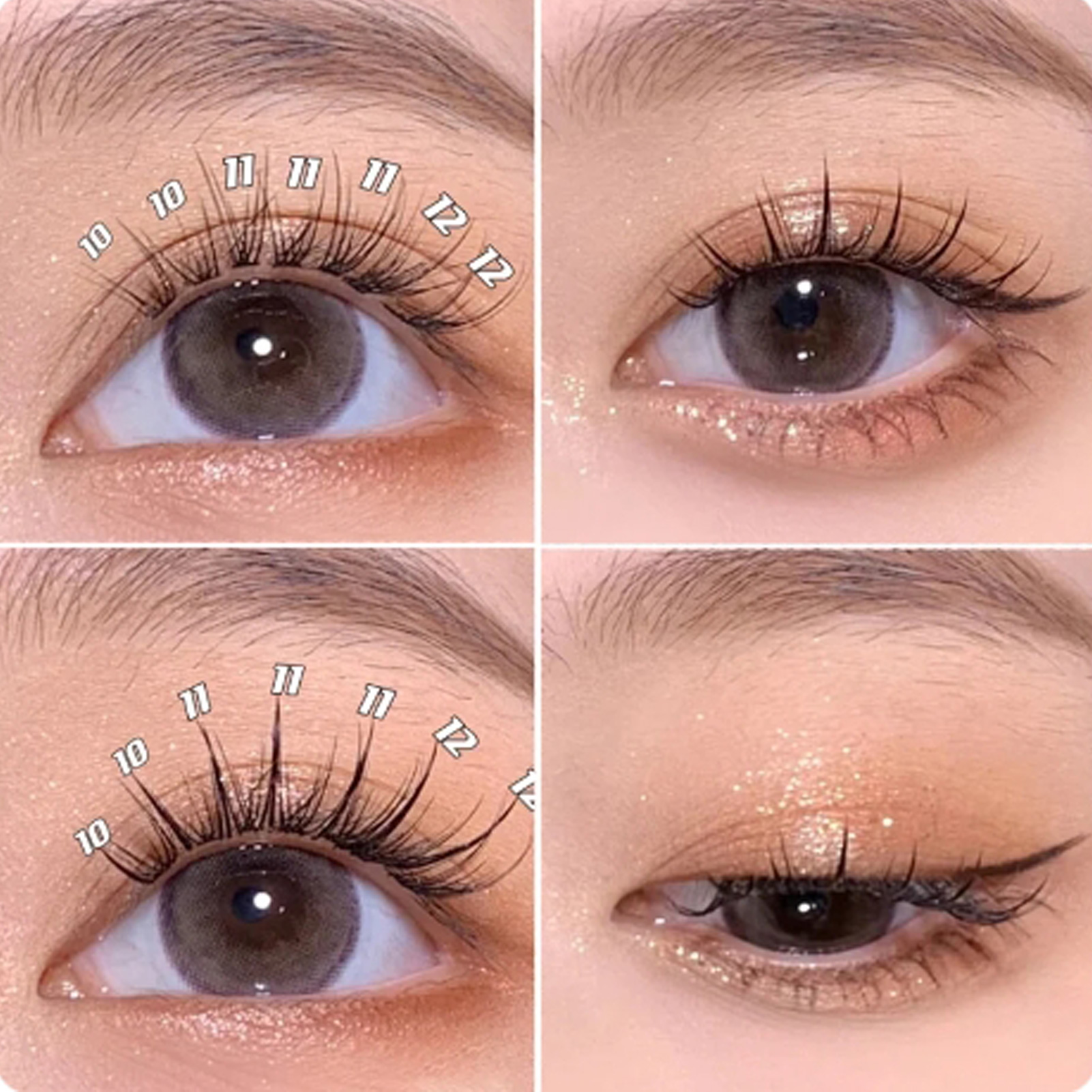 A/M Type A False Eyelashes 8-1 – Eyelash Extension Korea recenzja i cena