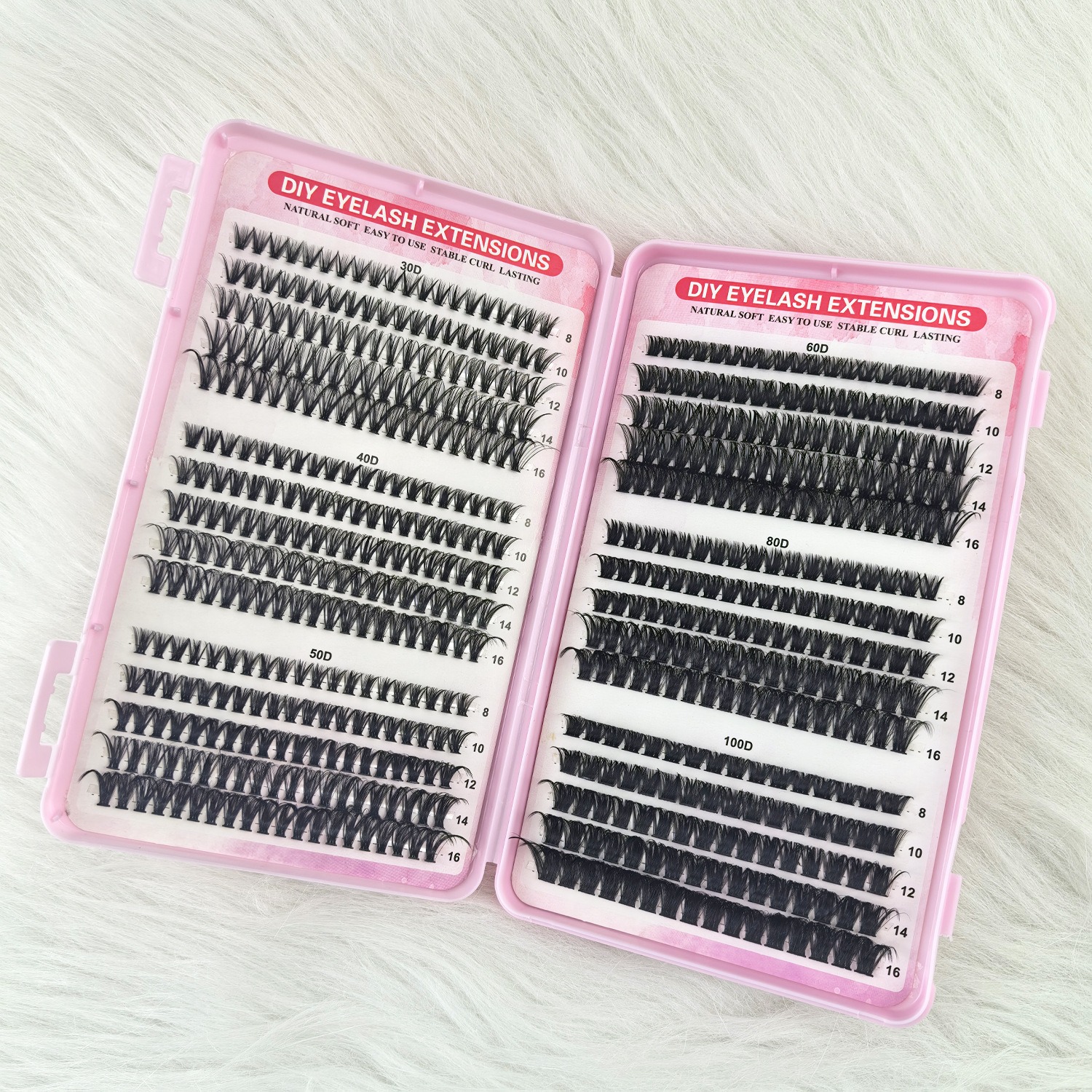 1 Box Eyelash Book - DIY Natur – Eyelash Extension Anime Style recenzja i cena